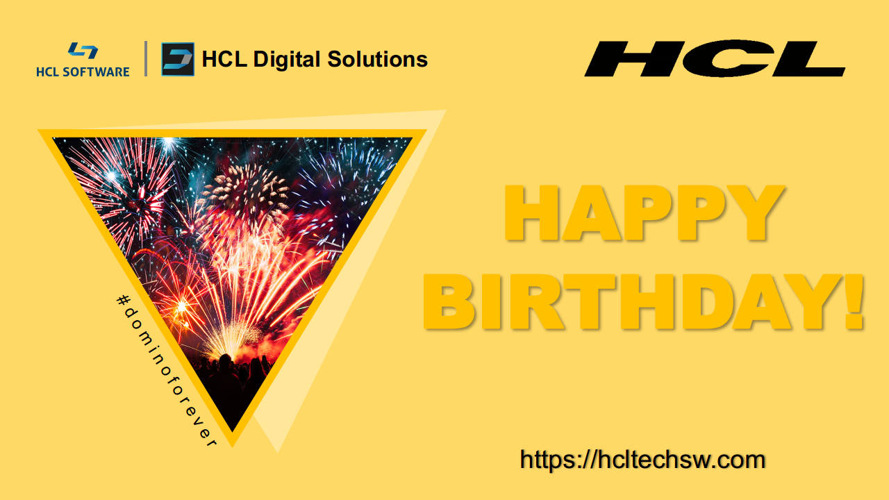 Happy Birthday HCL Software