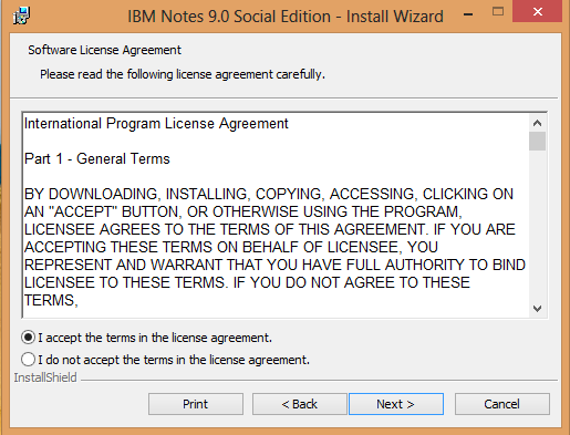 IBM Notes 9.0 - Licence Agreement