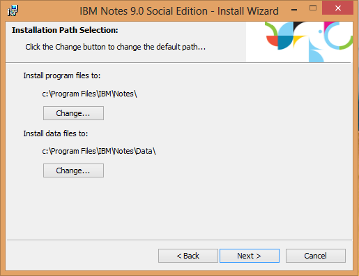 setup lotus notes client