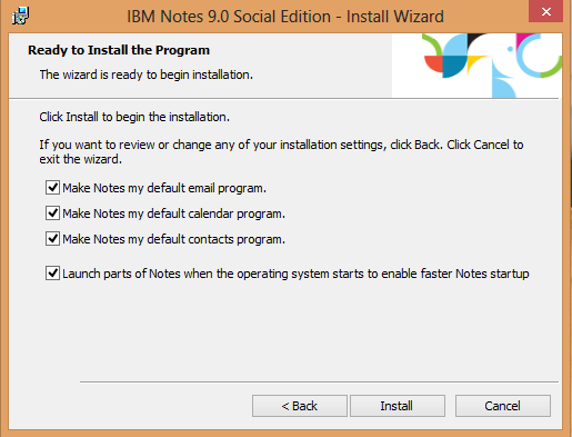 IBM Notes 9.0 - Setting Notes as the default application handler