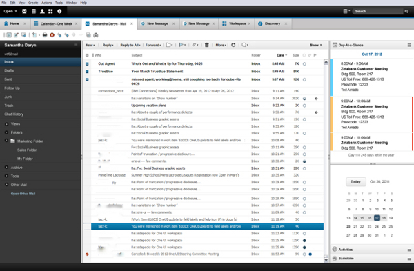 Upcoming version of IBM Lotus Notes 8.5.4 SE