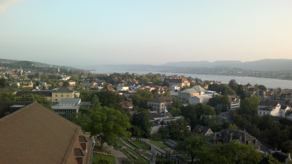 The View from the Reception Venue - Zurich Switzerland