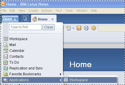 replace design in lotus notes 8.5