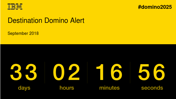 Figure 1: Destination Domino Alert